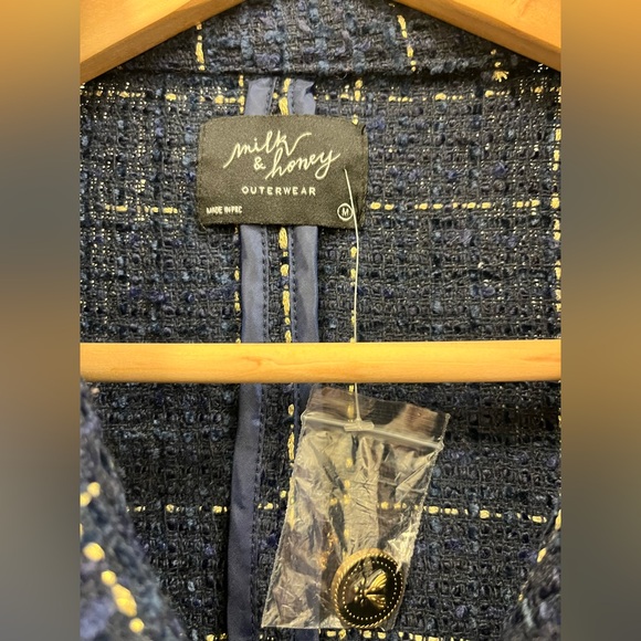 Milk & Homey Navy Blazer - M - Picture 5 of 6